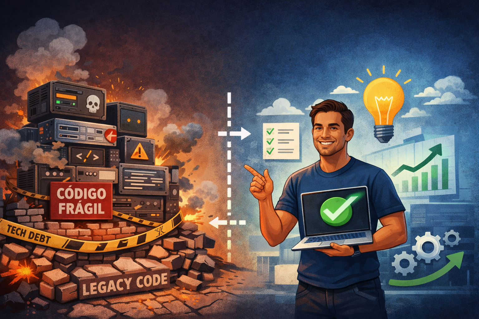 Cómo evitar deuda técnica desde el primer día - Artículo blog consultoría tecnológica Nirmana